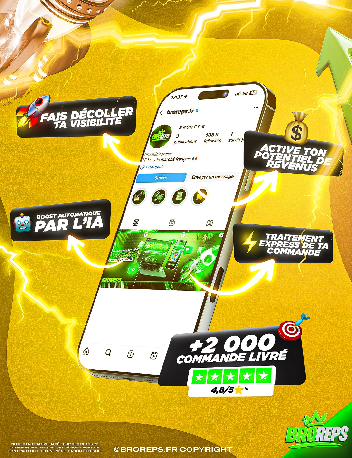 Abonnement Instagram